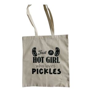 Handmade Pickle Tote Bag‎